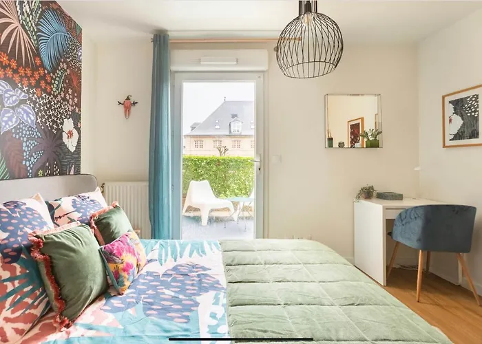 Le Garden Avec Terrasse Et Parking Centre * Rouen